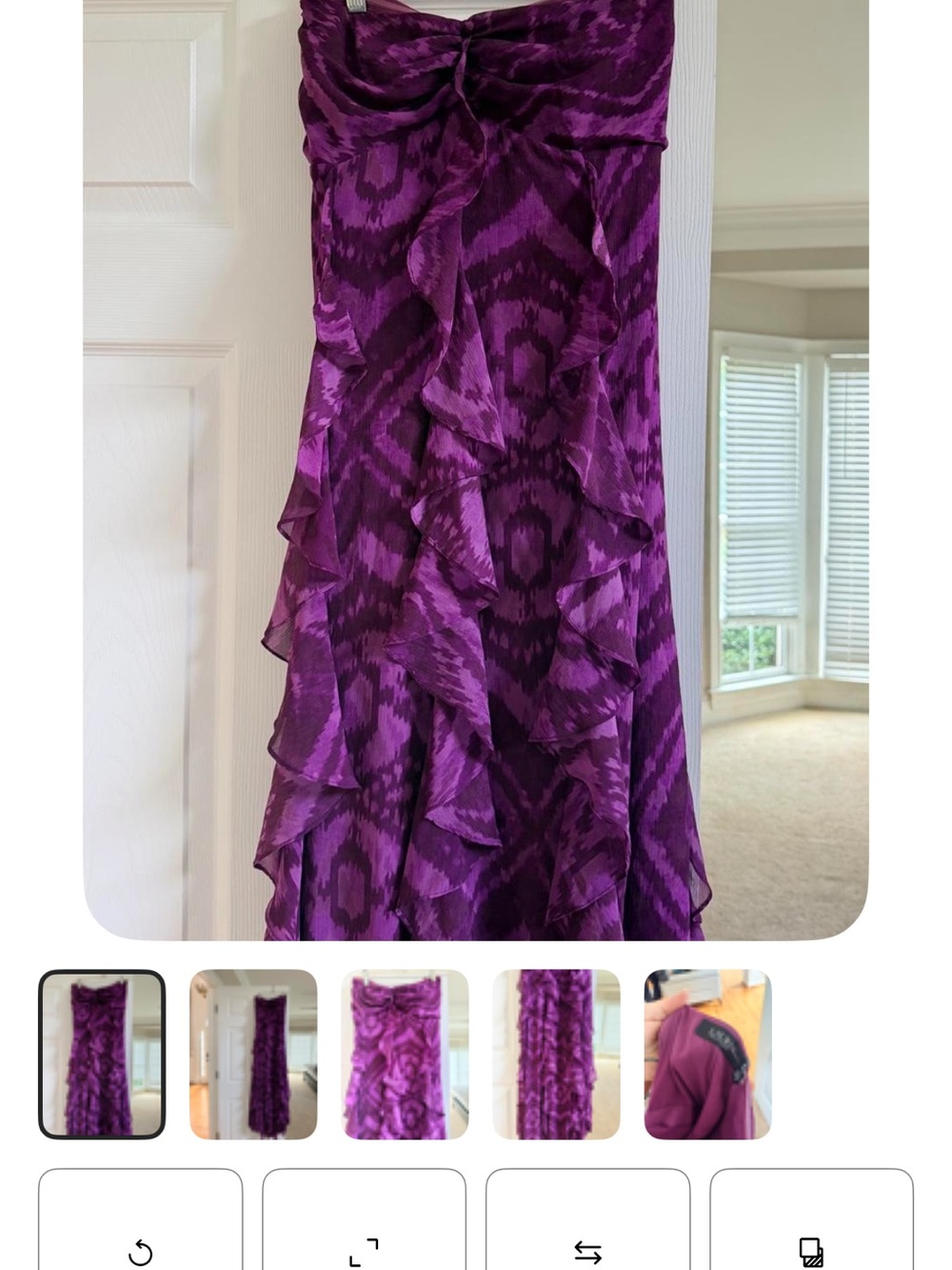 Karilline Strapless Gown by Lauren Ralph Lauren